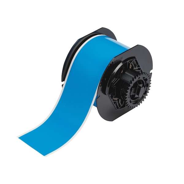 All Weather Permanent Adhesive Vinyl Label Tape for B30 Printers 2.25in LT Blue